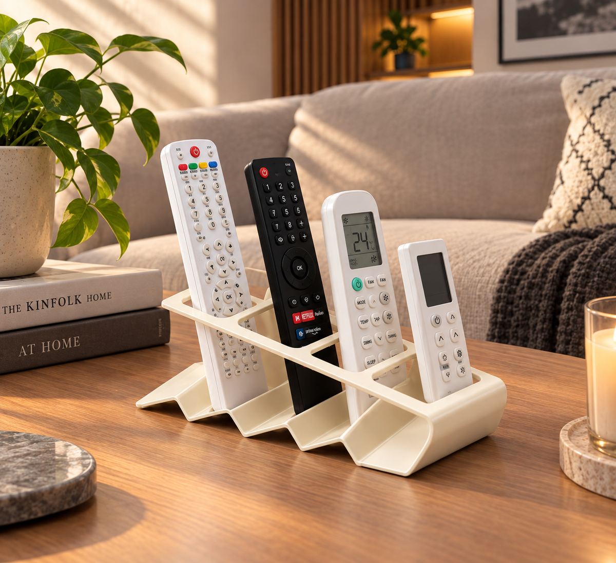 4-Compartment Workspace Desk Caddy