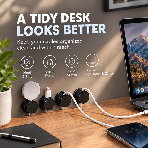 Orbit 360° Magnetic Cable Clips