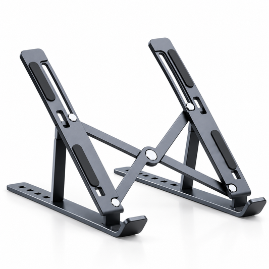Ergonomic Folding Aluminum Laptop Riser