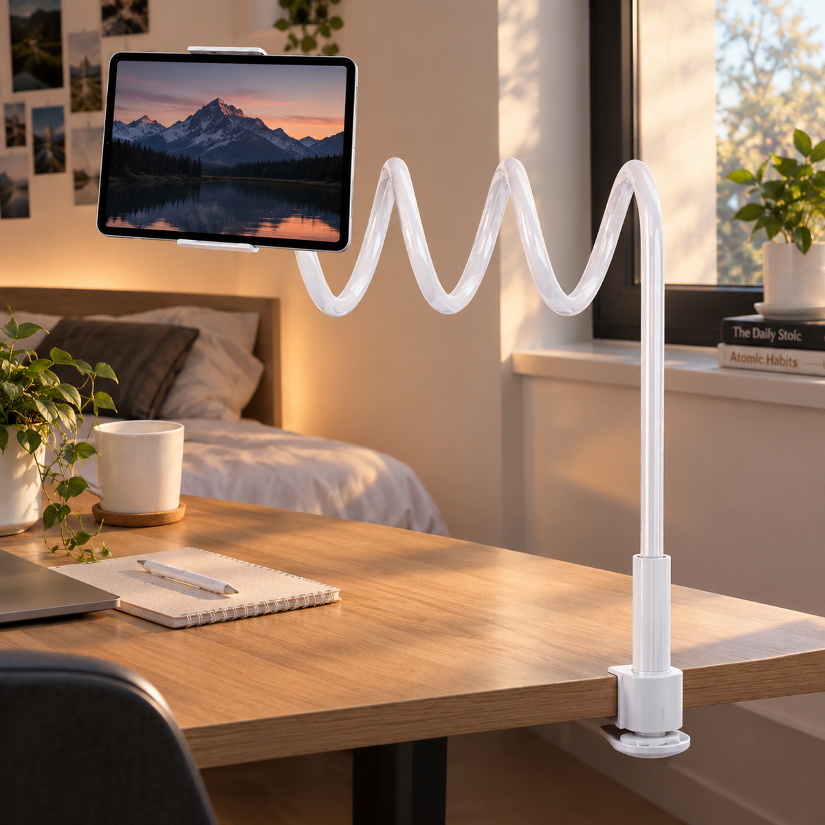 Mechanical Desk Cantilever Tablet Mount