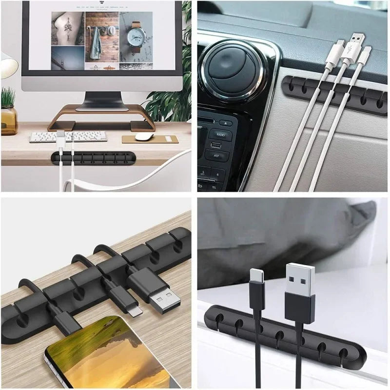 Magnetic Silicone Cable Organizer
