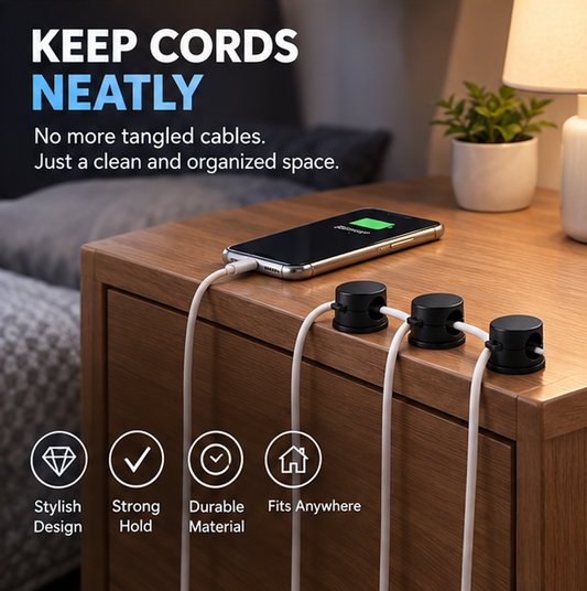 Orbit 360° Magnetic Cable Clips