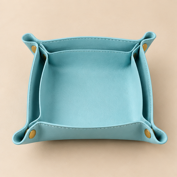 Minimalist Leather Valet Tray