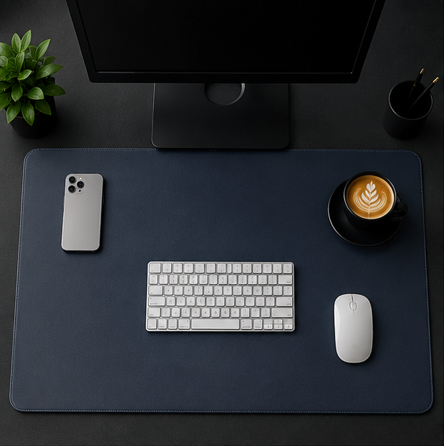 Stealth Black Workspace Desk Pad