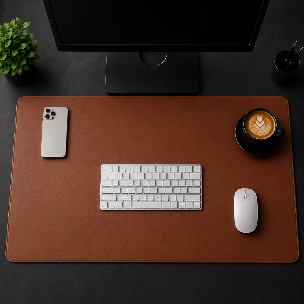 Stealth Black Workspace Desk Pad