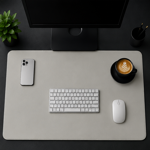 Stealth Black Workspace Desk Pad