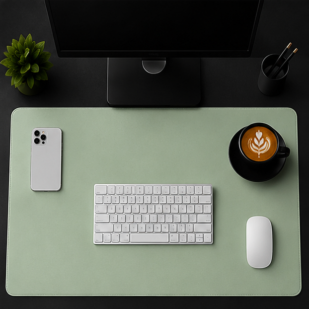 Minimalist Eco-Leather Desk Mat
