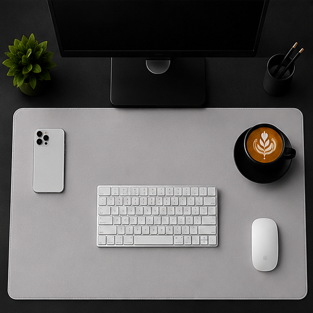 Minimalist Eco-Leather Desk Mat