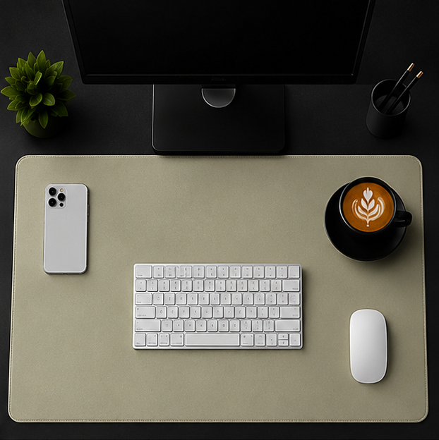Minimalist Eco-Leather Desk Mat