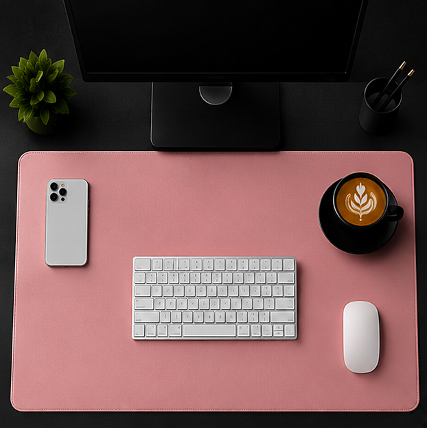 Minimalist Eco-Leather Desk Mat
