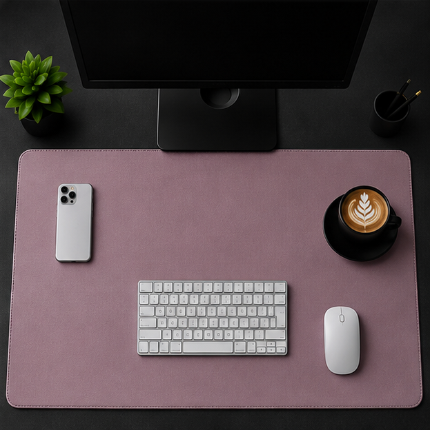 Stealth Black Workspace Desk Pad