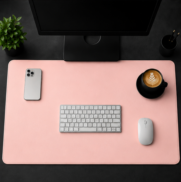 Stealth Black Workspace Desk Pad