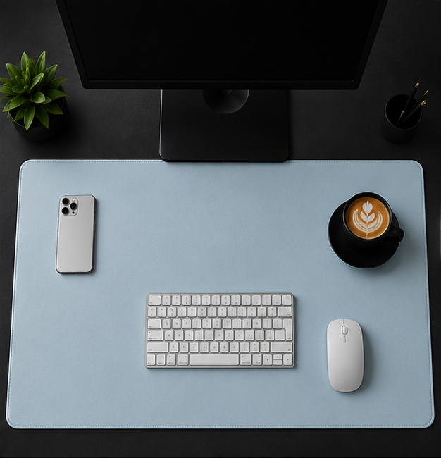Stealth Black Workspace Desk Pad